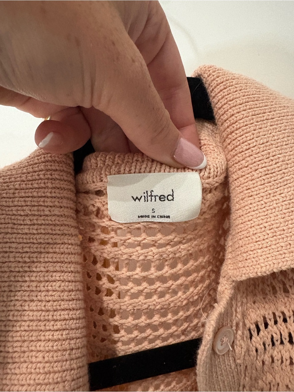 Aritzia Wilfred Crochet Cover Up - Picture 2 of 5